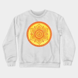 Mandala sacral chakra Crewneck Sweatshirt